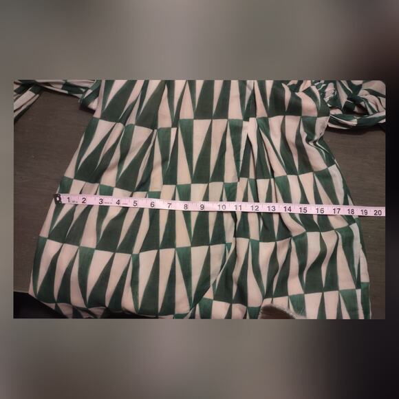 PATBO Geo Print Cotton Mini Dress Size 8 - Picture 9 of 16